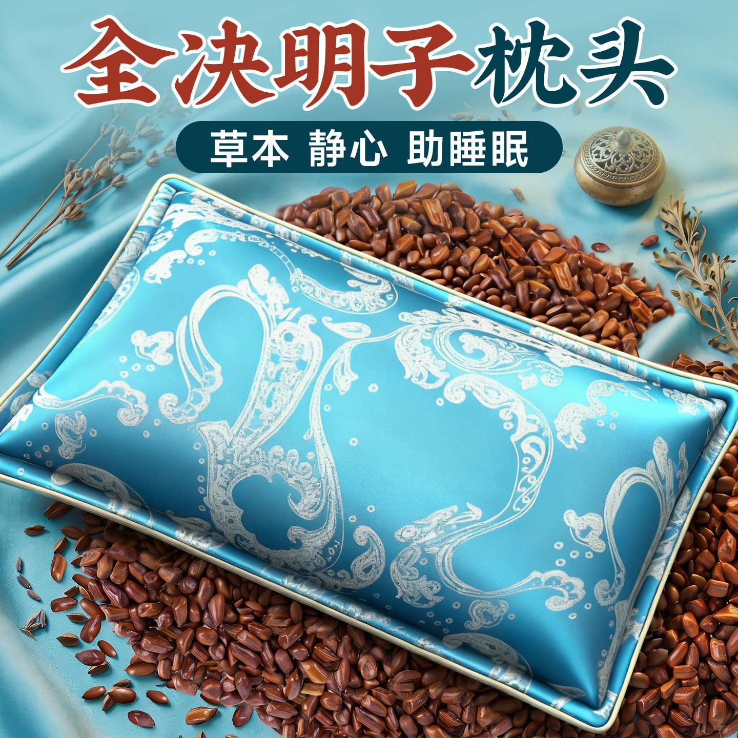 【旗舰店正品】全决明子枕头