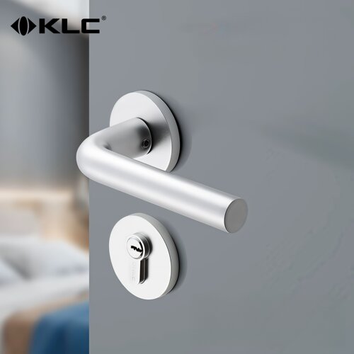 klc雅白静音分体卫生间室内门锁