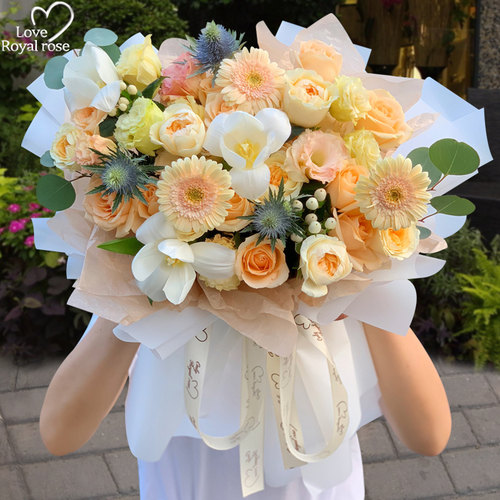 杭州鲜花速递玫瑰花束生日送花