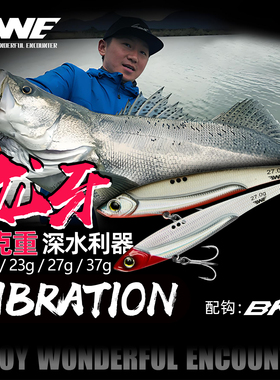 EWE美夏龙牙vib大克重路亚饵搜索型深水海钓翘嘴鳜鱼海鲈巨物假饵
