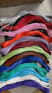 2mm宽pu皮条蝴蝶结吧唧托娃衣材料手工diy编织绳金银色彩色