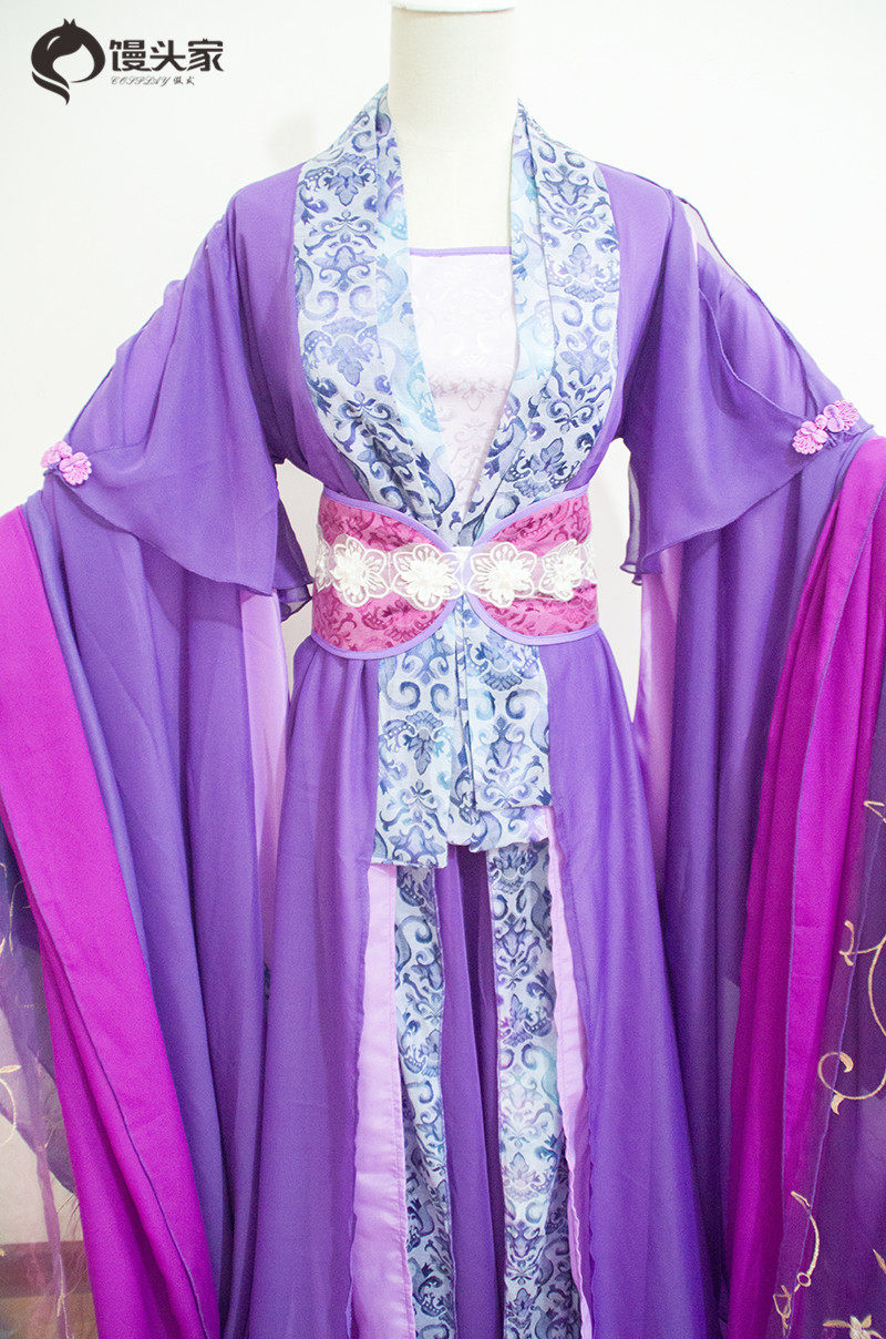 cos服装古装古风紫色华丽花千骨妖神 鹿精灵古装立体花腰封十三月在类目 模玩/动漫/周边/cos/桌游, Cosplay服饰/道具/服务, Cosplay女装中 - 来自Buy2taobao.com提供专业的淘宝代购服务