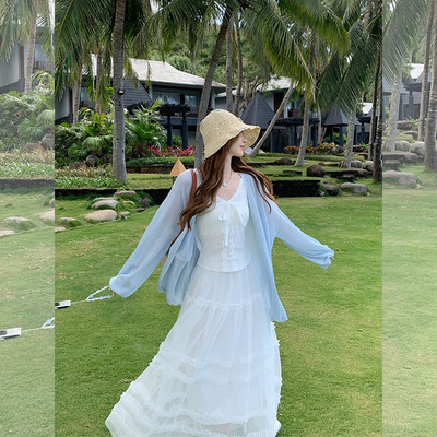 汤圆不圆 4/7 AM 00:00 超级88 新品八折 绝美轻薄开衫女防晒罩衫