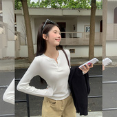 t恤修身 新品 汤圆不圆2 白色长袖 00PM早春焕新 八折 正肩上衣