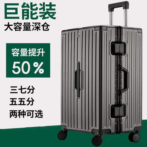 行李箱拉杆箱女大容量旅行箱静音万向轮男24寸密码登机皮箱子新款