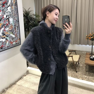 2025秋冬毛毛马甲背心外搭女加厚小众无袖 外套叠穿软糯毛茸茸上衣