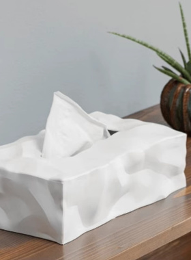 丹麦进口Essey红点设计奖创意褶皱无底餐纸巾盒抽纸盒垃圾桶笔筒