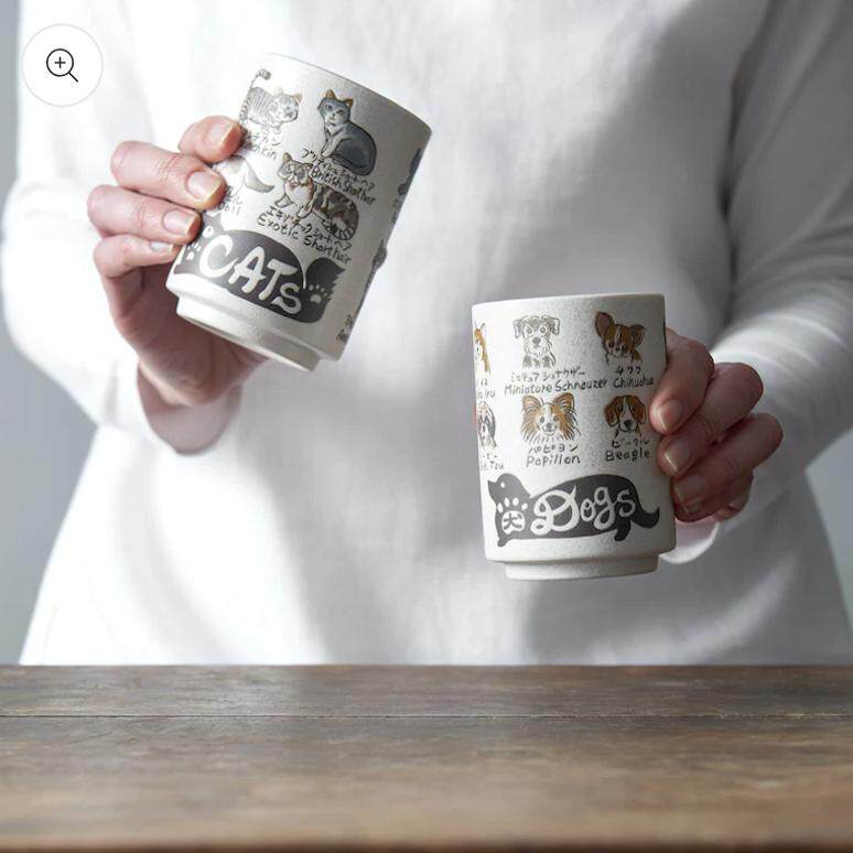复古日本进口寿司汤吞手握杯子