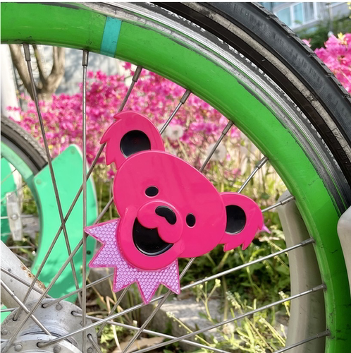 日本进口自行车反光骑行安全挂饰