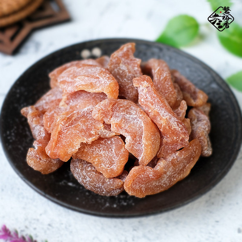 桃片盐津桃肉桃干蜜饯果脯甜咸盐津桃条蜜饯水果干零食品特产散装