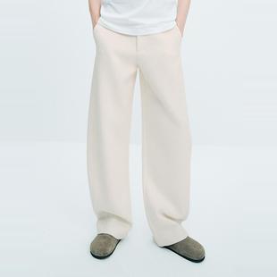 弯刀香蕉裤 牦牛绒休闲长裤 子EBD4PAT019 高圆圆同款 ED轻生活系列