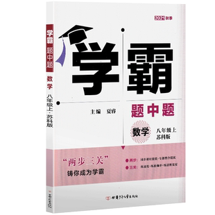 2026春学霸题中题七年级八九年级上册题中提七下八下九下数学物理化学英语人教苏科版译林版北师大版初一初二初三同步训练练习册书
