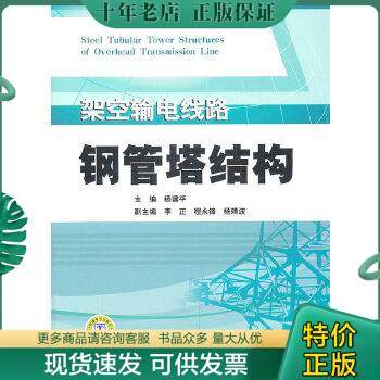 正版包邮架空输电线路钢管塔结构 电子、电工 杨建 新华正版 9787512313453 杨建平主编 中国电力出版社