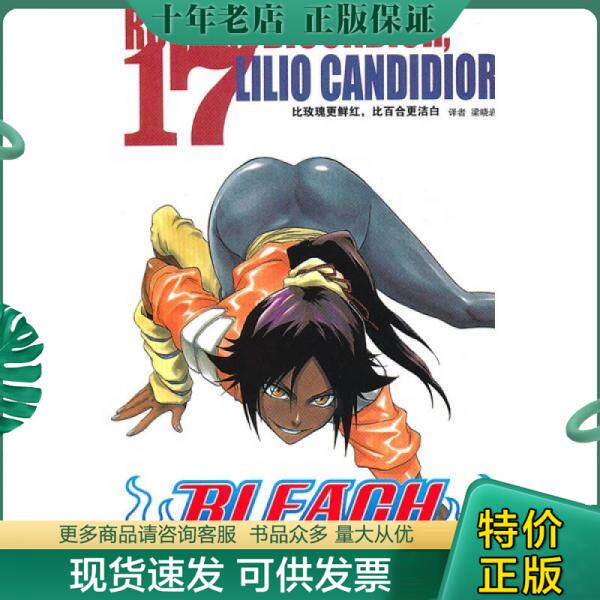 正版包邮bleach 境·界17:比玫瑰更鲜红,比百合更洁白 9787505611498