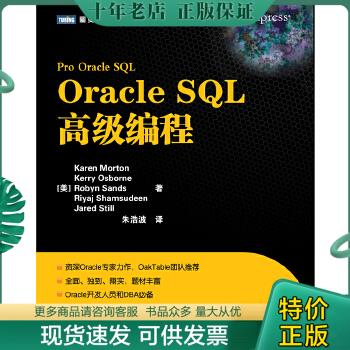 正版包邮Oracle SQL高级编程 9787115266149[美]KarenMorton　KerryOsborne　RobynSands著,朱浩波译人民邮电出版社-封面