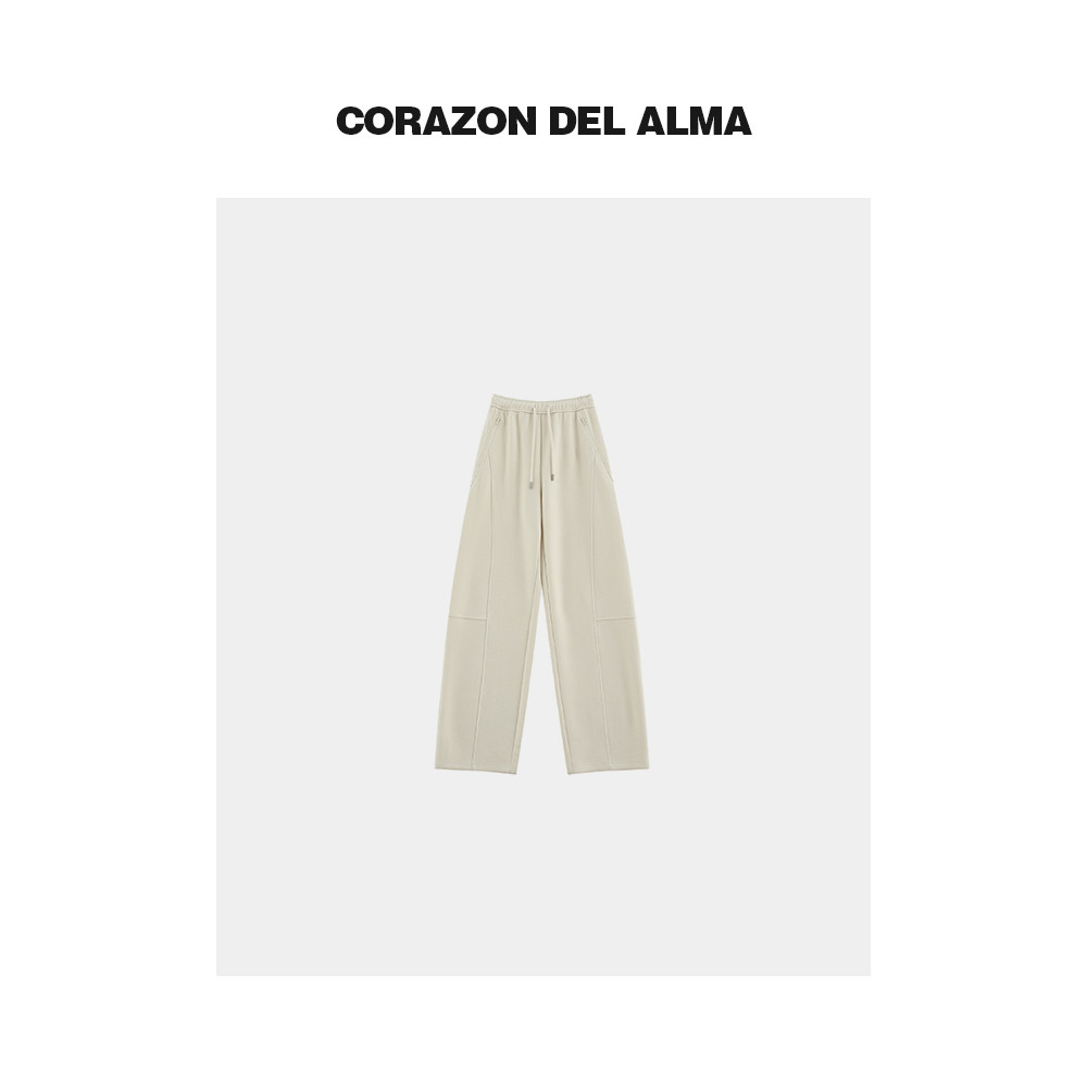 加厚保暖显瘦直筒拖地裤