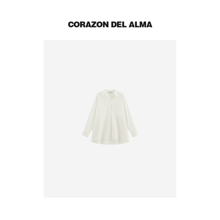 疏影 优雅感全棉百搭白衬衫 重磅限量 法式 506 全定位镂空刺绣