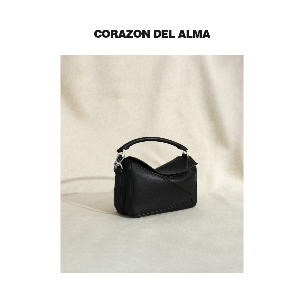 【无界】进口头层牛皮手工立体不对称裁剪小号手提单肩斜挎包5101,箱包皮具/热销女包/男包,手拿包,淘宝优惠券,粉丝福利购,淘宝优惠卷