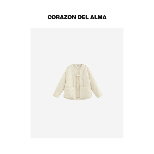 假两件轻薄保暖棉服外套