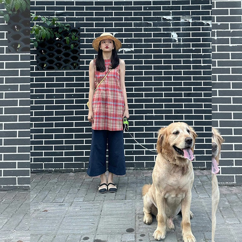 韩系ootd穿搭一整套夏季松弛感格纹亚麻背心连衣裙叠穿阔腿裤套装,女装/女士精品,时尚套装,淘宝优惠券,粉丝福利购,淘宝优惠卷