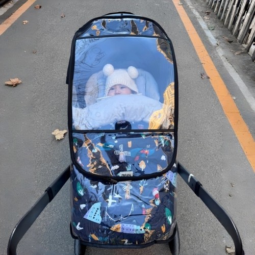 【东北遛娃神器】宝宝推车防风罩冬婴儿车挡风雨罩透明通用保暖罩