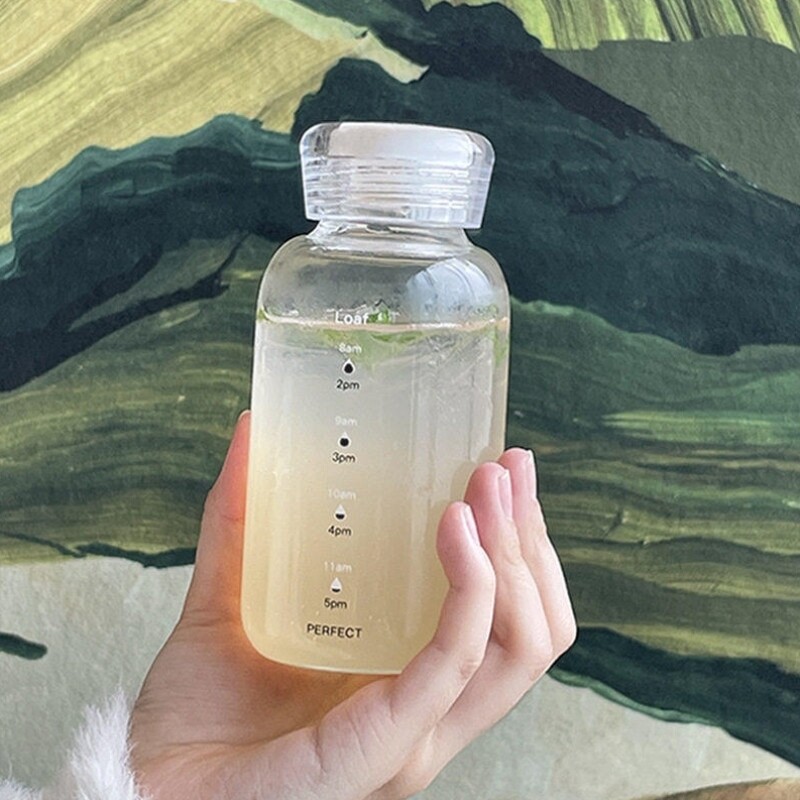 豆浆杯早餐上班族便携外带耐高温牛奶杯玻璃杯学生家用双盖咖啡杯