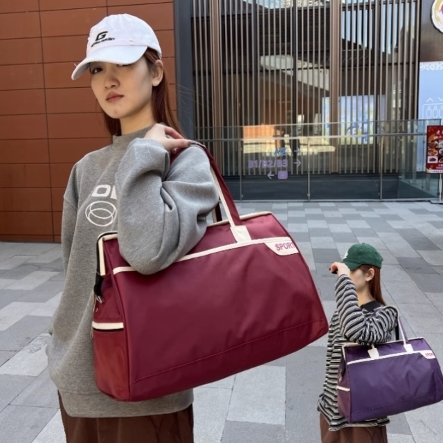 男女同款短途登机出差便携包休闲大容量旅行收纳包行李袋旅行包