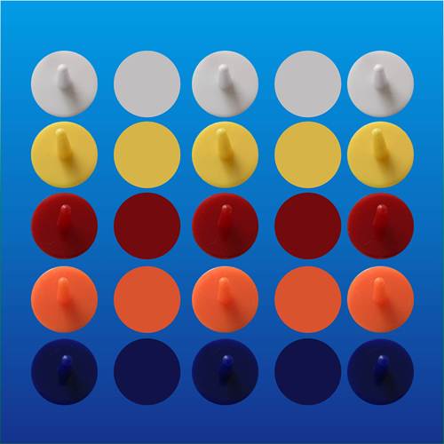 包邮mark红黄蓝白黑标识高尔夫球