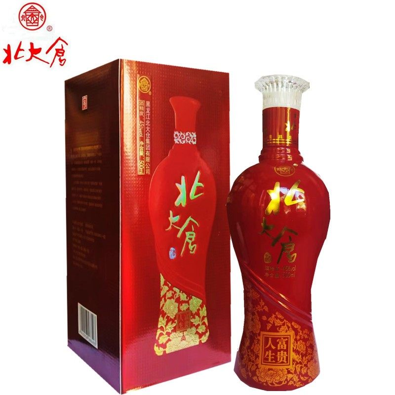 北大仓白酒 富贵人生45度500毫升*6瓶 浓香 婚庆喜宴升学寿诞用酒