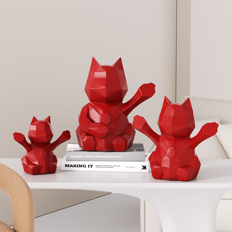 招财猫发财猫摆件客厅开业店铺前台电视酒柜摆设家居乔迁新居礼品