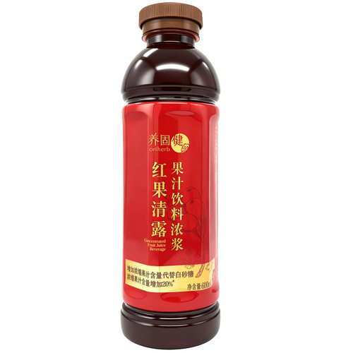 无限极养固健红果清露果汁饮料