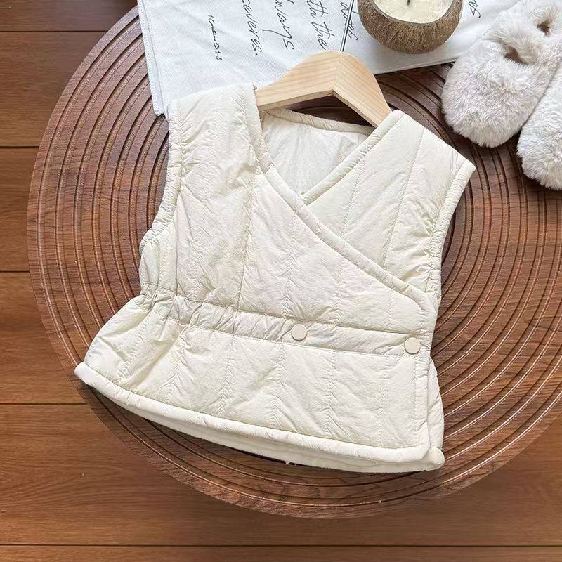 2025新款儿童马甲洋气女童宝宝背心保暖加厚时尚内外外穿