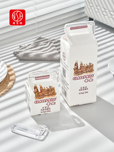 纸盒装饮料封口夹家用烘焙淡奶油储藏封口器透明盒装牛奶保鲜夹子