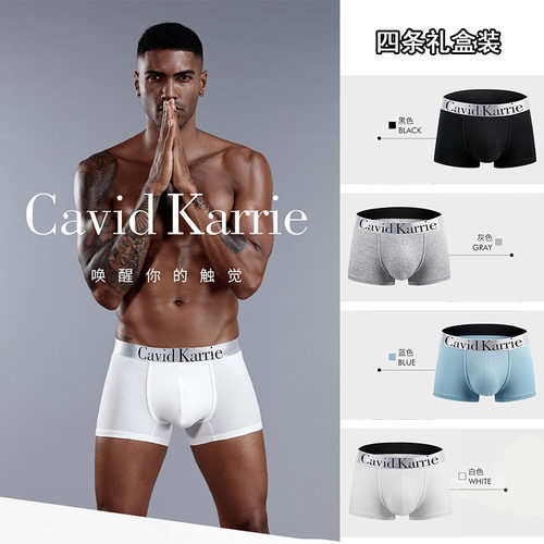 抗菌内裤男CavidKarrie中腰透气