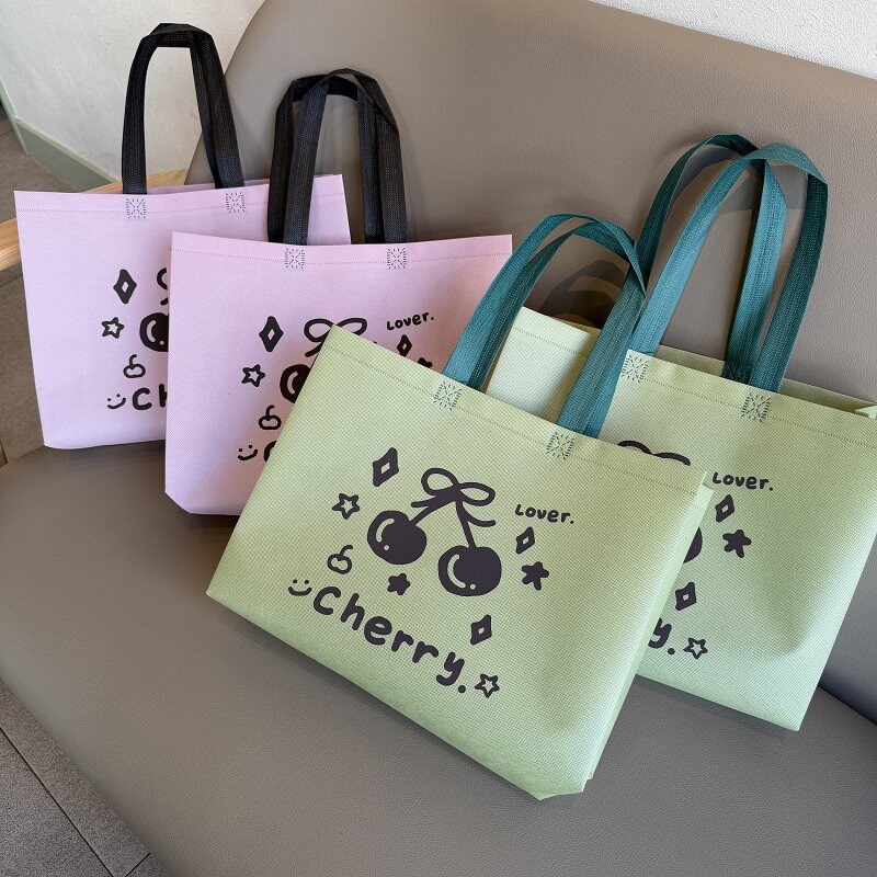 新款服装店无纺布袋子定做印logo手提袋定制购物环保袋订做包装袋