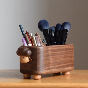 大羊笔筒【慕物】小羊笔筒的爸爸 遥控器化妆刷收纳盒