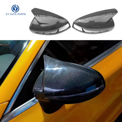 适用于奔驰W205/213/222/253新CSE级AMGGT碳纤维牛角后视镜壳车罩