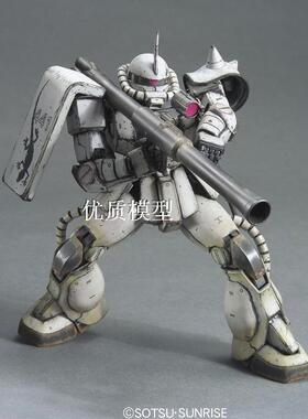 国产高高拼装模型 MG 1/100 重力战线白色食人魔扎古 现货