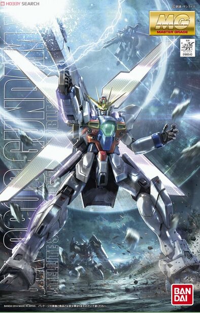 进口万代高达模型 MG 176 GX-9900 GUNDAM X 月光敢达X