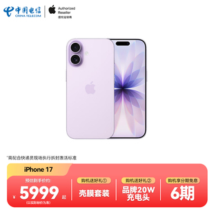 苹果 Apple iPhone 17全网通5G手机原装 中国电信天翼官方旗舰店 国行正品 需现场签收激活