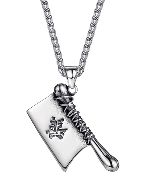 钛钢霸气风送男友生日礼物吊坠