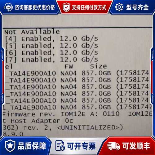 议价NetApp X341A-R6 900GB 10K SAS可维修
