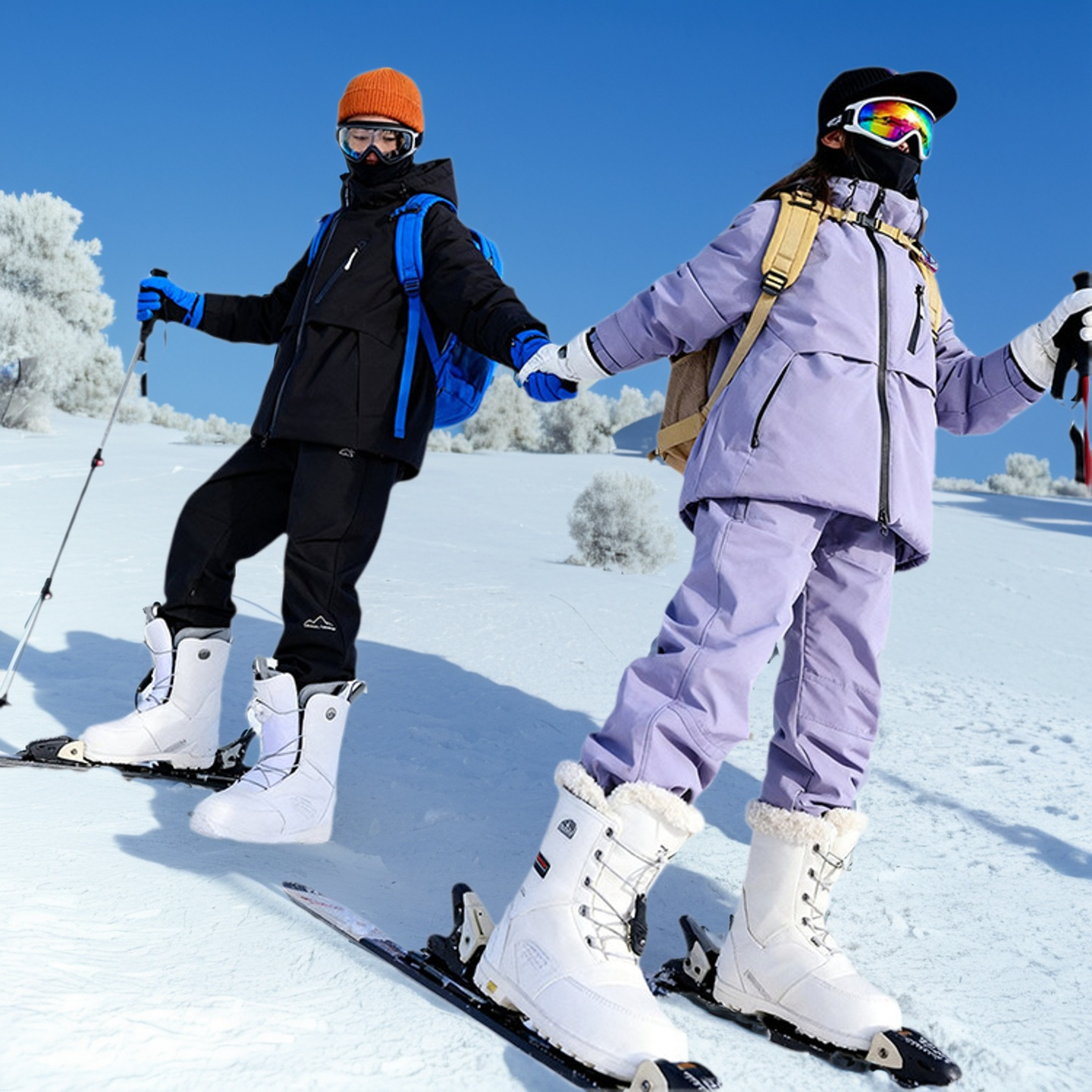 有点酷帅儿童滑雪服套装2025新款