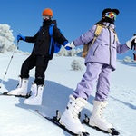 儿童滑雪服套装2025新款男童女童加厚保暖滑雪衣滑雪裤两件套冬装