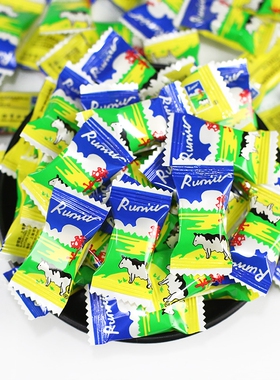 新品包邮孺牛鲜奶糖童年怀旧8090牛奶糖160克嚼出回忆糖果零食品