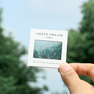 反转透光胶片星河入梦书签DIY装饰卡片ins治愈风景学生挂件钥匙扣