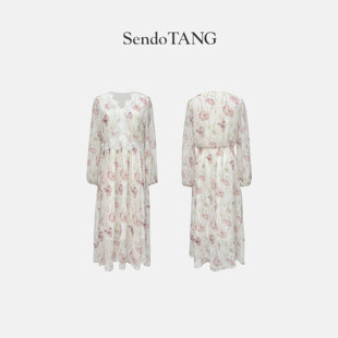 休闲气质时尚 南油高货 春夏新款 胖多女装 高级感百搭连衣裙 慢渡