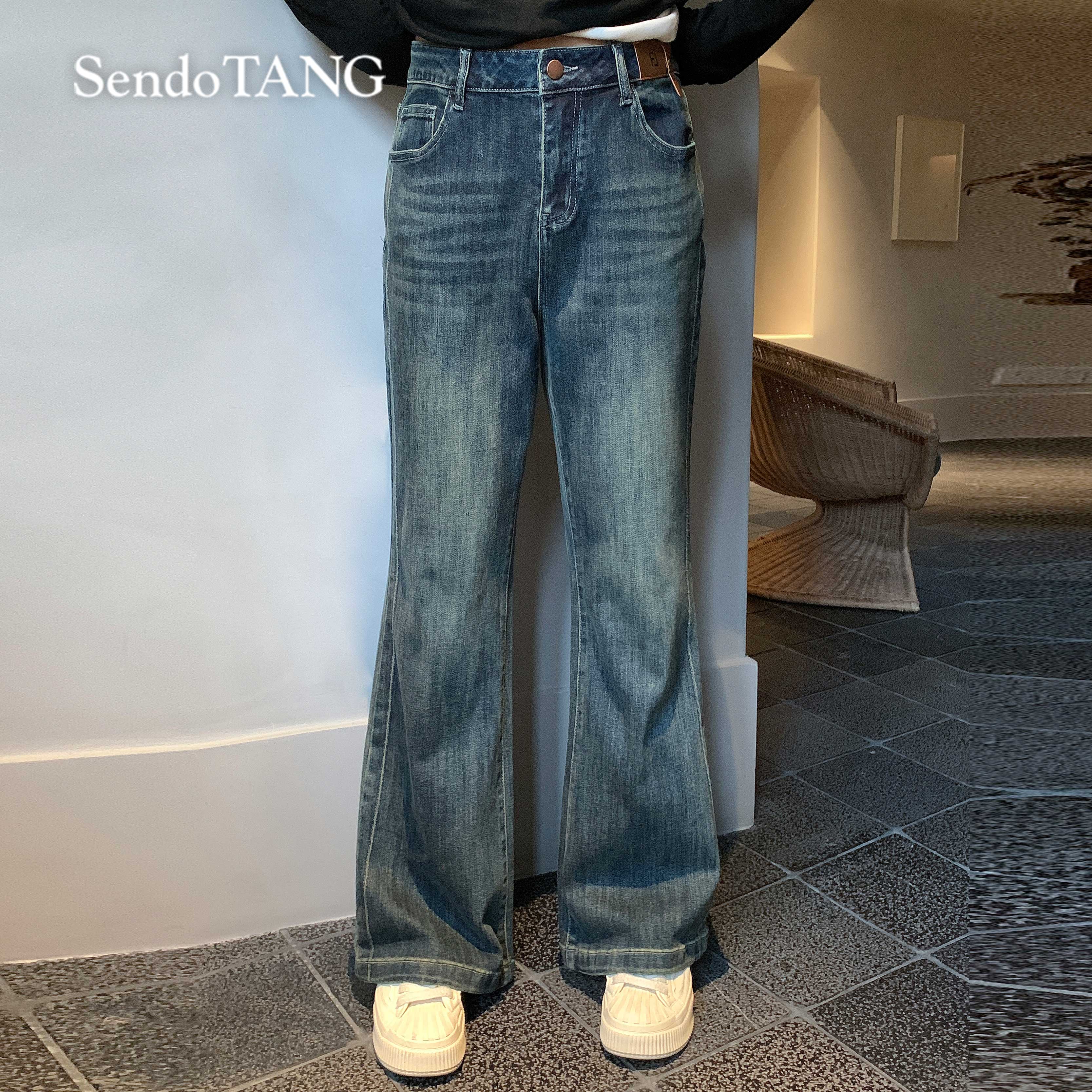 微喇牛仔裤【复古特调】梨形大码新款弹力修身显瘦百搭高腰牛仔裤