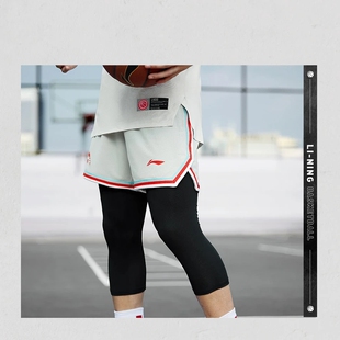 AAPU067 CBA专业篮球系列男子清爽舒适比赛运动短裤 李宁正品 新款