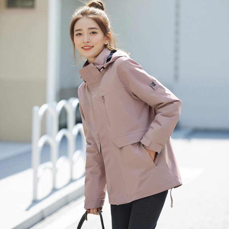 李宁简约休闲百搭连帽外套